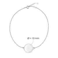 Kreis Armband in 925 Silber