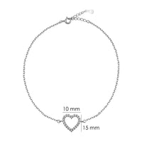 Herz Armband in 925 Silber