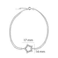 Stern Armband in 925 Silber