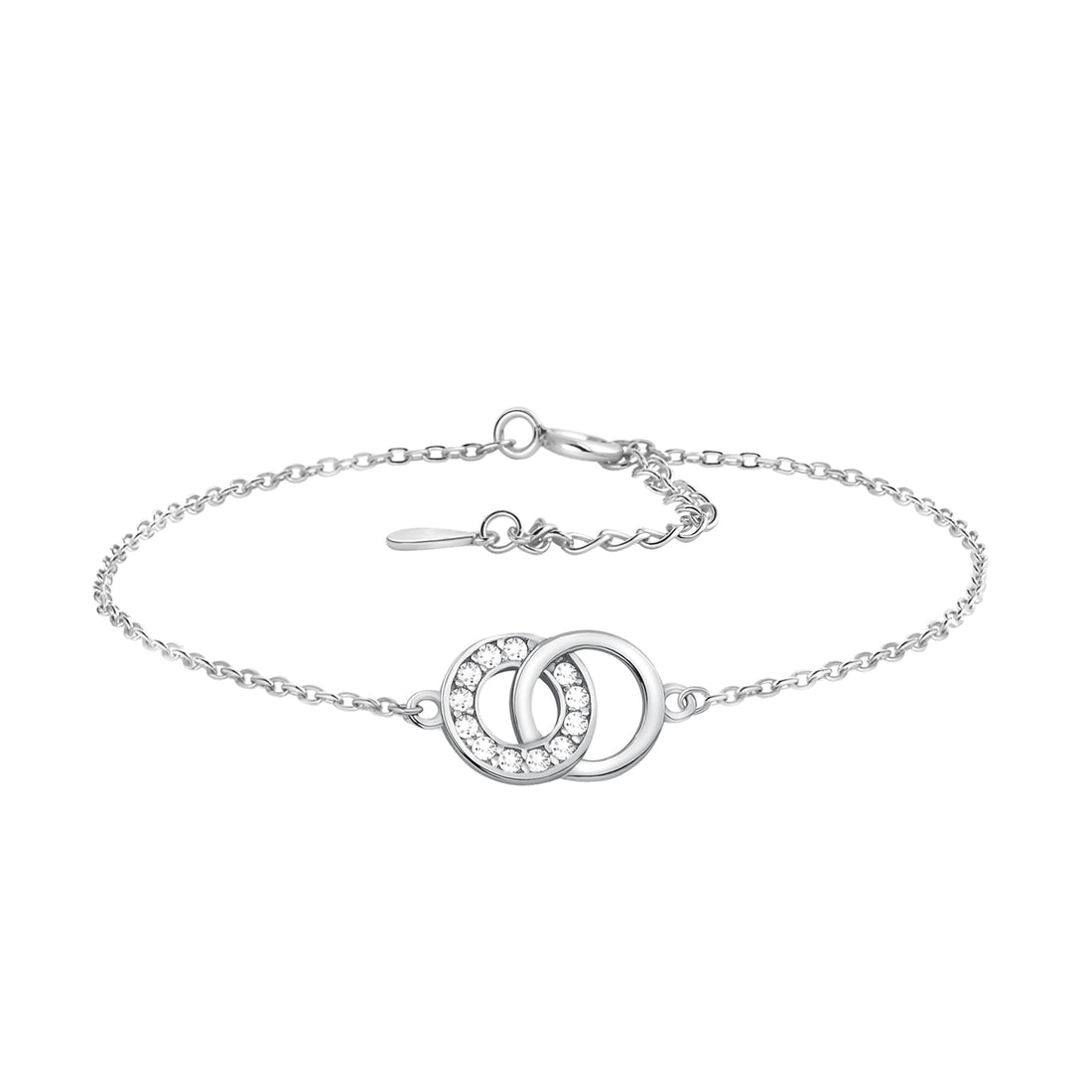 Kreis Armband in 925 Silber