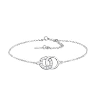 Kreis Armband in 925 Silber