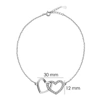 Herz Armband in 925 Silber