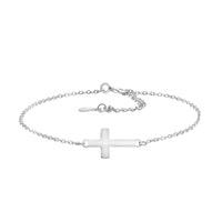Kreuz Armband in 925 Silber