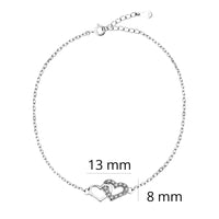 Herz Armband in 925 Silber