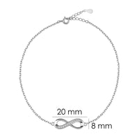 Unendlich Armband in 925 Silber