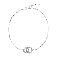 Kreis Armband in 925 Silber
