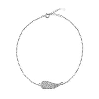 Flügel Armband in 925 Silber