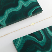 Kreuz Armband in 925 Silber
