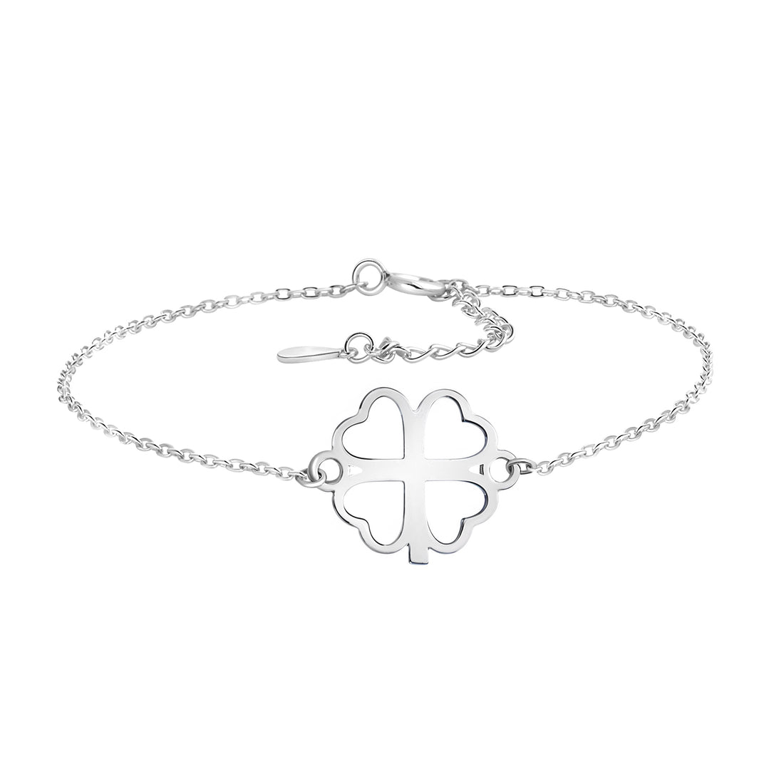 Blatt Armband in 925 Silber