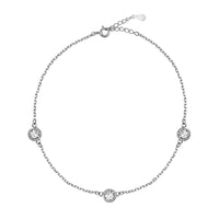 Kreis Armband in 925 Silber