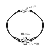 Blatt Armband in 925 Silber