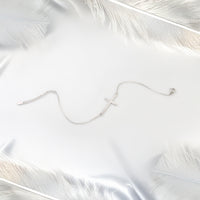 Kreuz Armband in 925 Silber