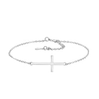 Kreuz Armband in 925 Silber