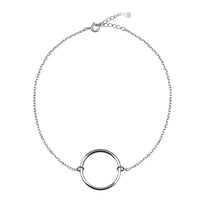 Kreis Armband in 925 Silber