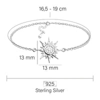 Stern Armband in 925 Silber