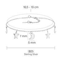 Stern Armband in 925 Silber