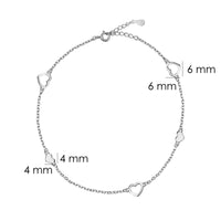 Herz Armband in 925 Silber