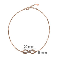 Unendlich Armband in 925 Silber