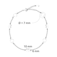 Kreis Armband in 925 Silber