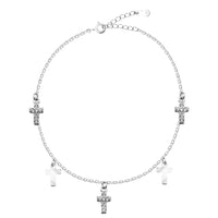 Kreuz Armband in 925 Silber