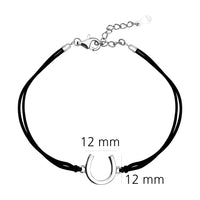 Hufeisen Armband in 925 Silber