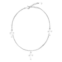 Kreuz Armband in 925 Silber