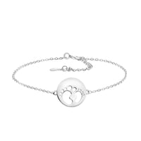 Fuß Armband in 925 Silber