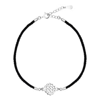 Blume Armband in 925 Silber
