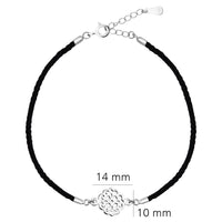 Blume Armband in 925 Silber