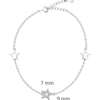 Stern Armband in 925 Silber