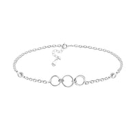 Kreis Armband in 925 Silber