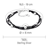 Kugel Armband in 925 Silber