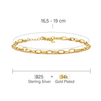 Layer Armband in 925 Silber