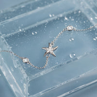 CloseUp von Stern Armband in 925 Silber von Sofia Milani - B0274