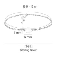 Sonne Armband in 925 Silber