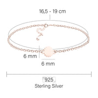 Sonne Armband in 925 Silber