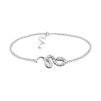 Hauptansicht von Schlangen Armband in 925 Silber von Sofia Milani - B0300