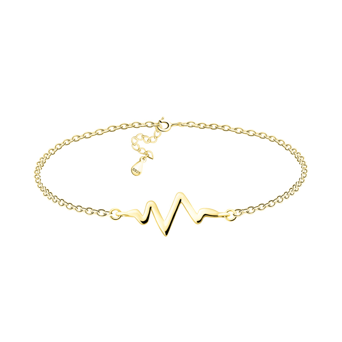 Hauptansicht von Herzschlag Armband in 925 Silber von Sofia Milani - B0325