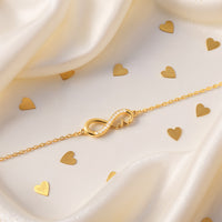 CloseUp von Unendlich Infinity Armband in 925 Silber von Sofia Milani - B0333
