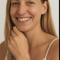Modelansicht von Unendlich Infinity Armband in 925 Silber von Sofia Milani - B0333