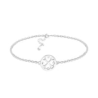 Hauptansicht von Blumen Kreis Armband in 925 Silber von Sofia Milani - B0342