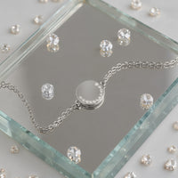 CloseUp von Kreis Armband in 925 Silber von Sofia Milani - B0344