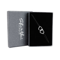 Boxansicht von Herz Armband in 925 Silber von Sofia Milani - B0348