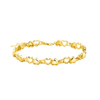 Hauptansicht von Doppeltes Herz Armband in 925 Silber von Sofia Milani - B0366