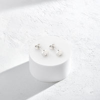 Kreis Ohrstecker in 925 Silber