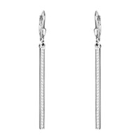 Stab Ohrhänger in 925 Silber