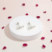 Unendlich Ohrstecker in 925 Silber