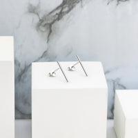 Stab Ohrstecker in 925 Silber