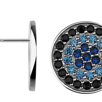 Kreis Ohrstecker in 925 Silber