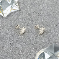 Stern Ohrstecker in 925 Silber